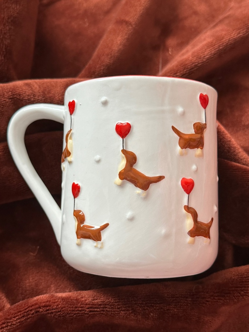 22oz Petal & Pearl Dachshund Mug